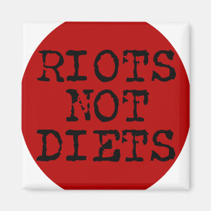 Riots niet eten magneet