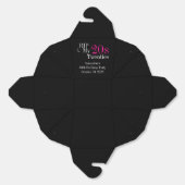 RIP 20s 30th Birthday Party Black Pink Bedankdoosjes (Ongevouwen)