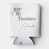 RIP 20s 30th Birthday Party Minimal Blikjeskoeler (Voorkant)