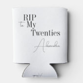 RIP 20s 30th Birthday Party Minimal Blikjeskoeler (Achterkant)