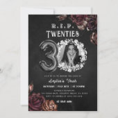 RIP 20s 30th Verjaardag Dood aan mijn Jeugd Foto Kaart (Voorkant)