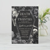 RIP 20s 30th Verjaardag Dood aan mijn jeugd Kaart (Staand voorkant)