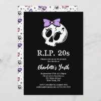 Rip 20s Coquette Esthetische Bow 30e verjaardagsfe