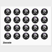 Rip 20s Coquette Esthetische Bow 30e verjaardagsfe Ronde Sticker (Vel)