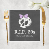 Rip 20s Coquette Esthetische Bow 30e verjaardagsfe Servet