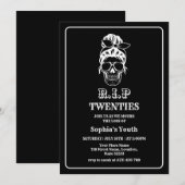 RIP 20s Dood aan mijn Jeugd 30ste Zwarte Verjaarda Kaart (Voorkant / Achterkant)