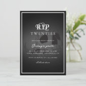 RIP 20s Dood aan mijn Jeugd Gothic 30e Verjaardags Kaart (Staand voorkant)