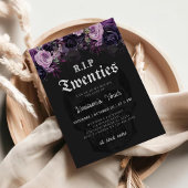 RIP 20s Floral Death to my Youth 30th Birthday Kaart