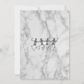 RIP 20s Twenties Grappige Schedel Begrafenis 30e V Kaart (Achterkant)