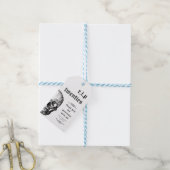 RIP 20s Twenties Grappige Uitvaartschedel 30e verj Cadeaulabel (Met Touw)