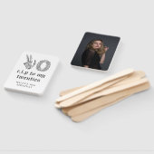 RIP 20s Twenties Skelet Foto 30e verjaardag Handwaaier (Niet-gemonteerd)