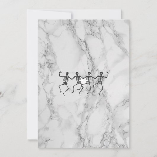 RIP 20s Twintigers Funny Schedel Begrafenis 30e Ve Kaart (Achterkant)