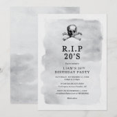 RIP 20's Uitnodiging (Voorkant / Achterkant)