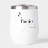 RIP 30s Party 40th Birthday Black and White (Voorkant)