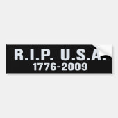 RIP Amerikaanse Bumpersticker (Voorkant)