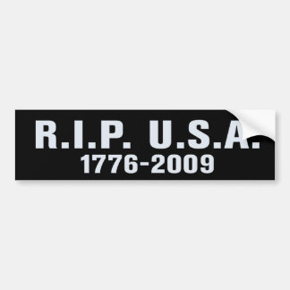 RIP Amerikaanse Bumpersticker