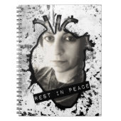 RIP anatomical heart memory book Notitieboek (Voorkant)