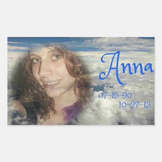 rip ANNA Rechthoekige Sticker (Voorkant)