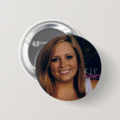 RIP Audrey-toets Ronde Button 5,7 Cm (Voorkant /achterkant)