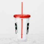 RIP batterij Acryl Tumbler Drinkbeker (Rechts)