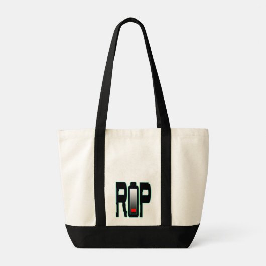 RIP Batterij Canvas tas (Achterkant)