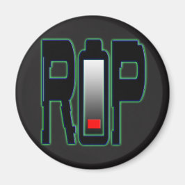 RIP batterij cirkel magneet