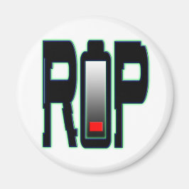 RIP batterij cirkel magneet