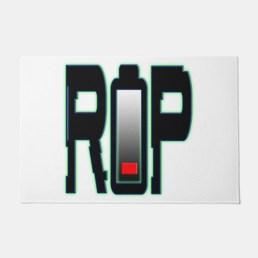 RIP Batterij Deurmat (Voorkant)