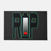 RIP Batterij Deurmat (Voorkant)