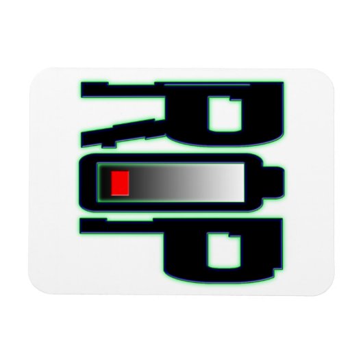 RIP Batterij Flexibele Fotomagneet Magneet (Horizontaal)