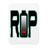 RIP Batterij Flexibele Fotomagneet Magneet (Verticaal)