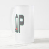 RIP Batterij Frosted Glass Mok (Voorkant links)