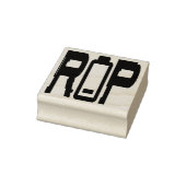 RIP Batterij Hout Art Stamp Rubberstempel (Stempel)