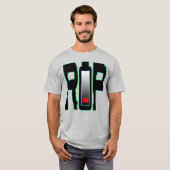 RIP-batterij Mannen T-shirt (Voorkant volledig)