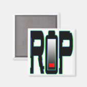 RIP batterij vierkante magneet (Voorkant / Achterkant)