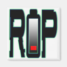 RIP batterij vierkante magneet