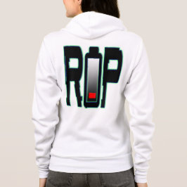 RIP Batterij Vrouwen Bella + Canvas Full-Zip Hoodi Hoodie