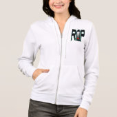 RIP Batterij Vrouwen Bella + Canvas Full-Zip Hoodi Hoodie (Voorkant)