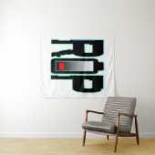 RIP batterij wandtapijt Wandkleed (In Situ (horizontaal))