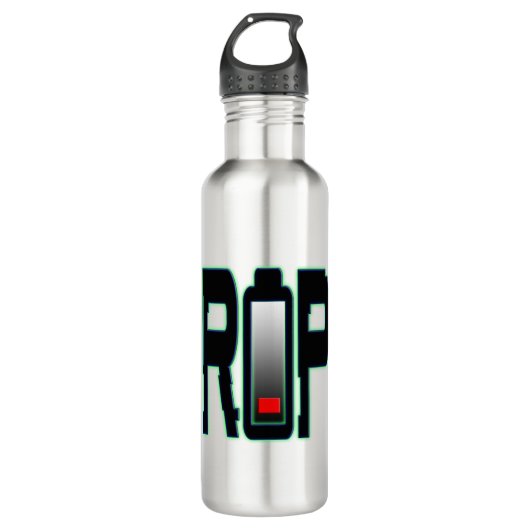 RIP Batterij Waterfles (Voorkant)