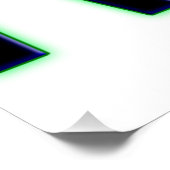 RIP Batterij Zazzle Glossy Poster (Hoek)