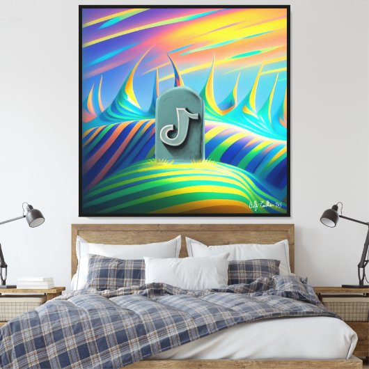 RiP Canvas Afdruk (Insitu (Slaapkamer))