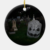 RIP Cemetery Tombstone Keramisch Ornament (Achterkant)