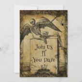 RIP Creepy Halloween Party Uitnodiging (Voorkant)