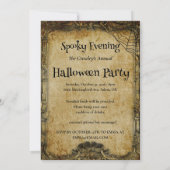 RIP Creepy Halloween Party Uitnodiging (Achterkant)