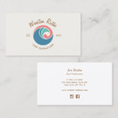Rip Curl Wave Logo Surfinstructeur Visitekaartje (Voorkant / Achterkant)