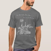 RIP de Kans van Mars Rover Exploratie T-shirt (Voorkant)