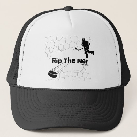 Rip de Net Hockey Player Trucker Pet (Voorkant)