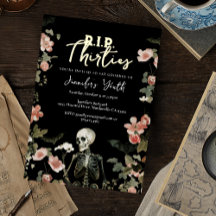 RIP Dertiger Bloemenskelet 40e Verjaardagsfeestje