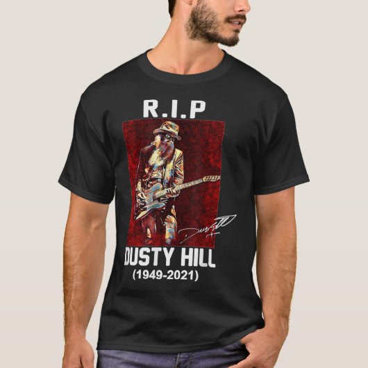 Rip Dusty Hill 1949 2021 Classic T-Shirt (Voorkant)